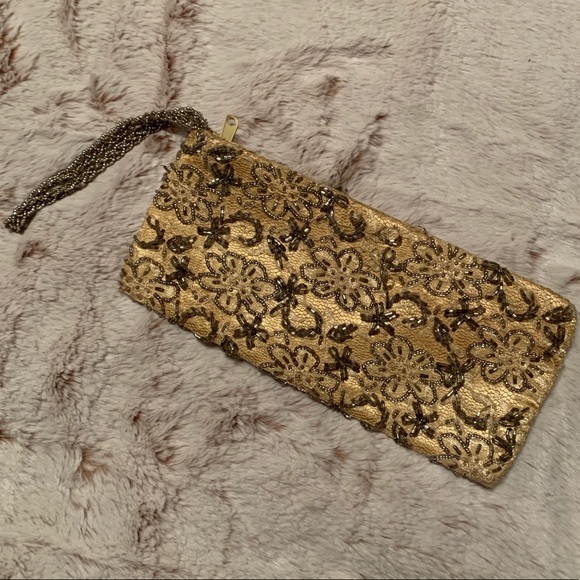 Vintage Fellini Beaded Clutch